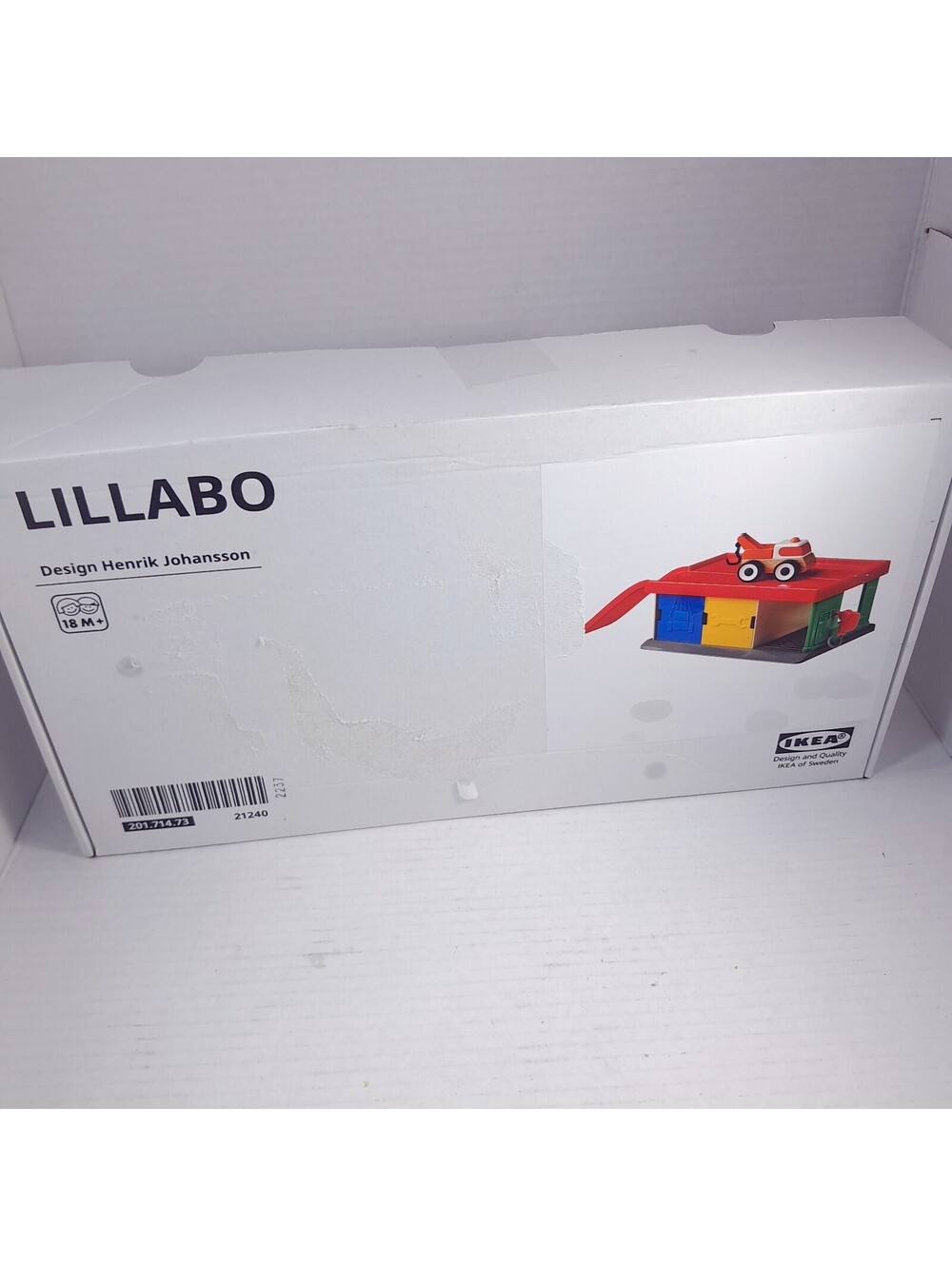 IKEA LILLABO Toy Garage Tow Truck ramp kids toddler car park vehicle 201.714.73